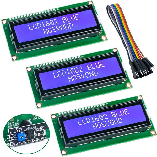 3pcs I2C IIC 1602 LCD Display Module 16x02 LCD Screen Module for Arduino