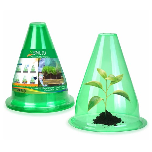 【24 Pieces】 Garden Cloches Plants, Multifunctional Plant Cover Plant Protectors